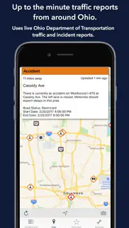 ohio state roads iphone screenshot 1