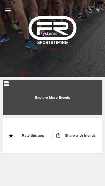 FR Systems Events App