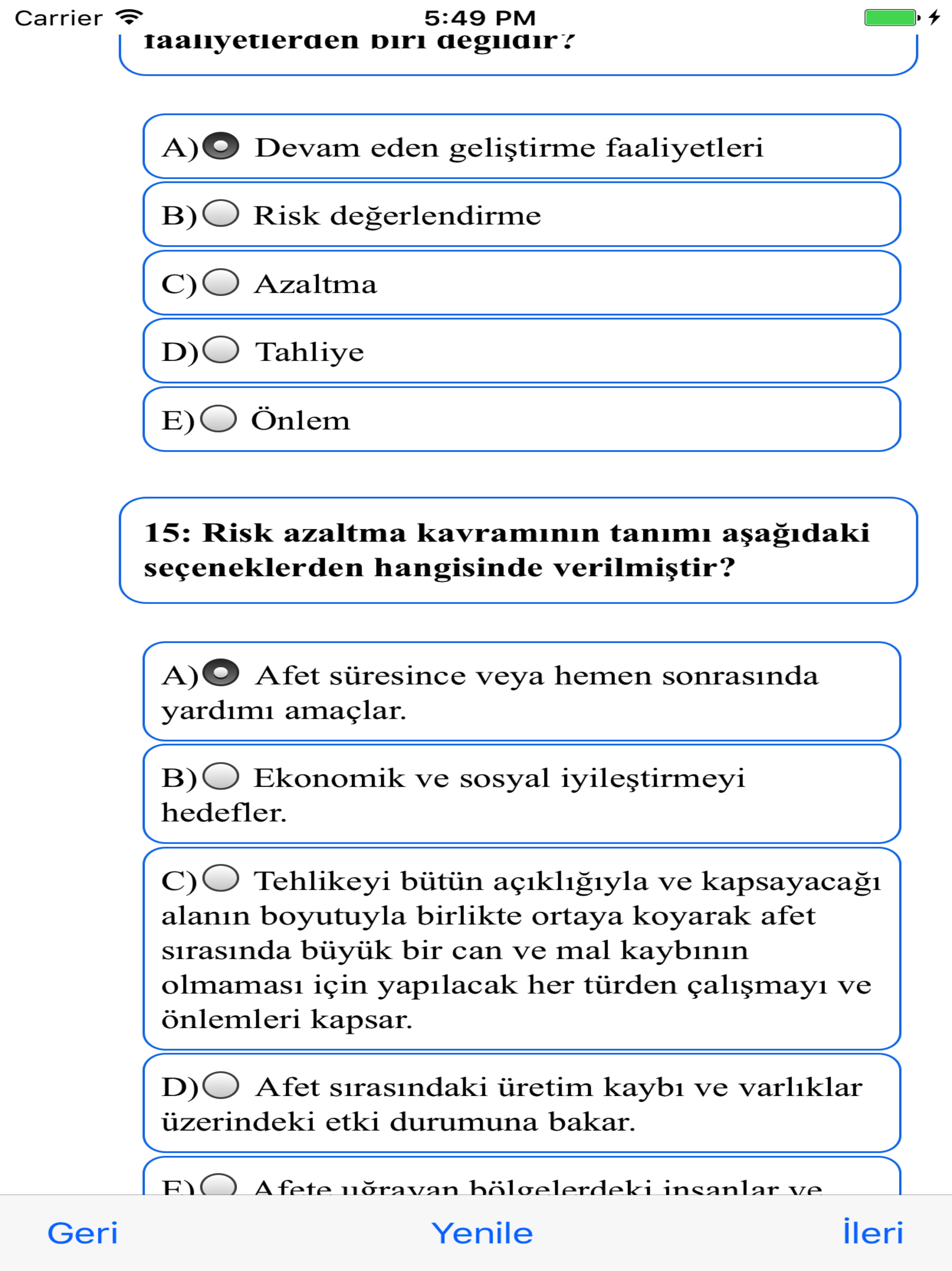Sağlık Yönetimi 3. Sınıf