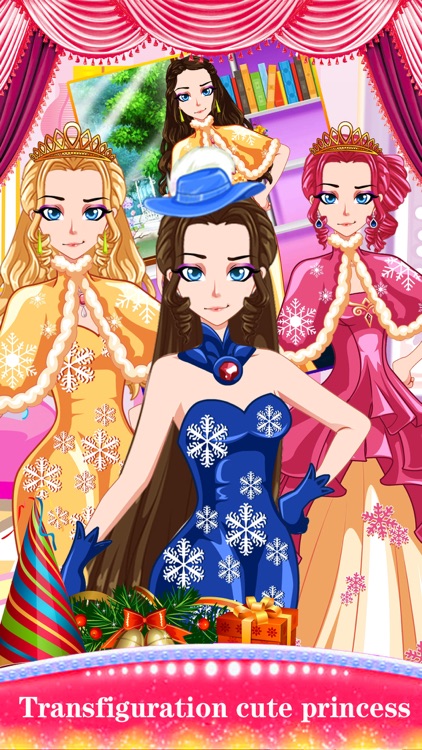 Princess evening dress design-Makeover girly games