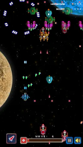 Game screenshot Pixel Spaceship Free ~ 8Bit Space Shooting Games mod apk