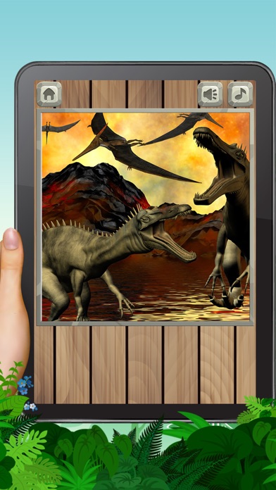 Screenshot #3 pour Dinosaurs Puzzles 2