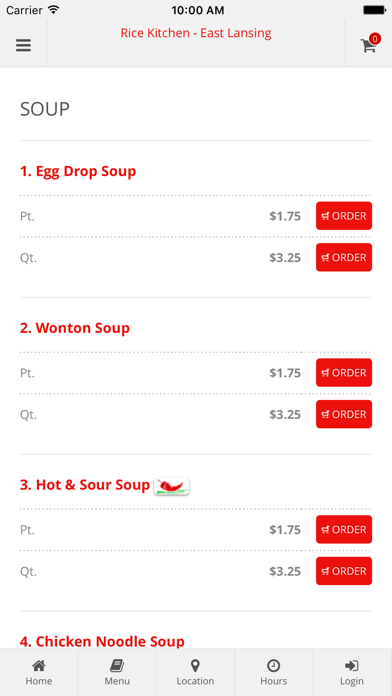 How to cancel & delete Rice Kitchen - East Lansing from iphone & ipad 2