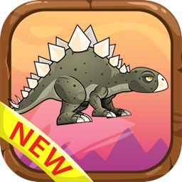 Games stegosaurus runner in park for kids