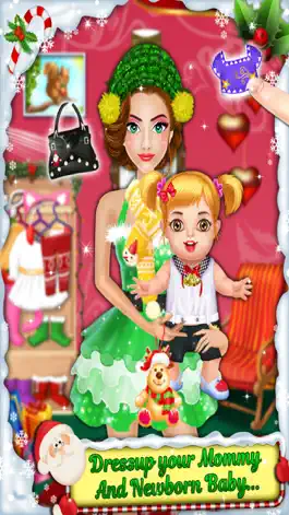 Game screenshot New Christmas Mommy NewBorn Baby - Free kids game hack