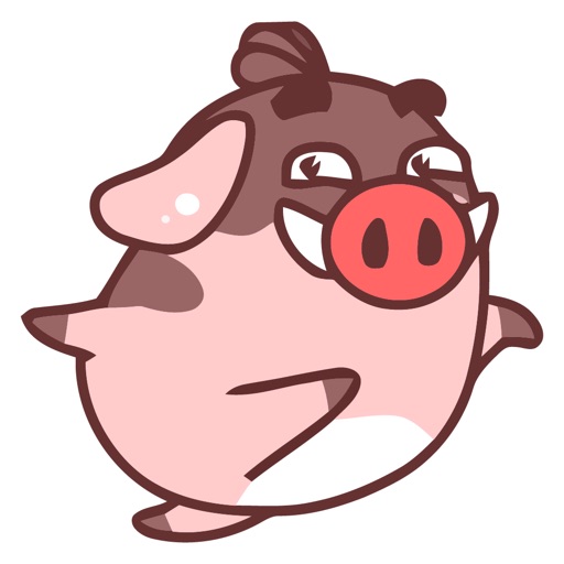 Wild Pig Animated Emoji Stickers