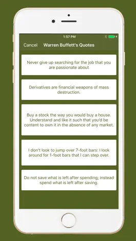 Game screenshot Warren Buffett's Quotes apk