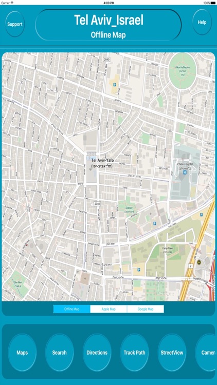 Tel Aviv Israel Offline City Maps Navigation