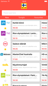 TV-Ohjelmat Suomi => Finland (FI) screenshot