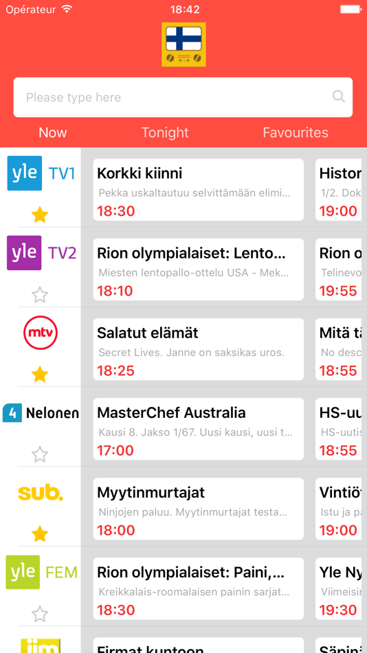 TV-Ohjelmat Suomi => Finland (FI) - 1.6 - (iOS)