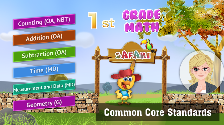1st Grade Math: Count, Add, Subtract Fun Game - 1.3 - (iOS)