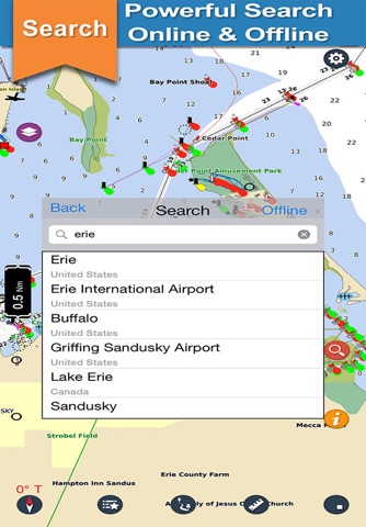 Erie Basin Lake offline nautical chart for boaters screenshot 3