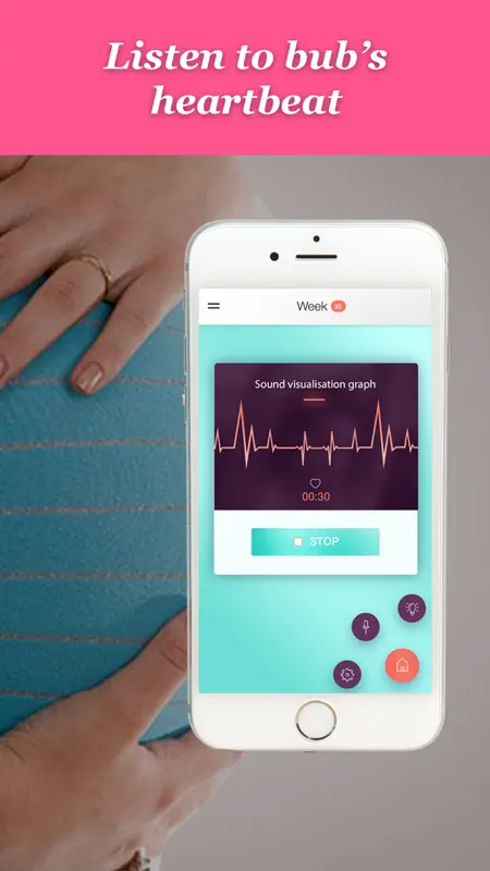 my pregnancy beats - prenatal listener screenshot 1 of 5