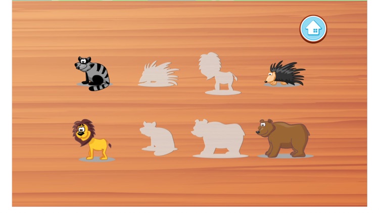 Animals Wooden Block Puzzles : Learning Games