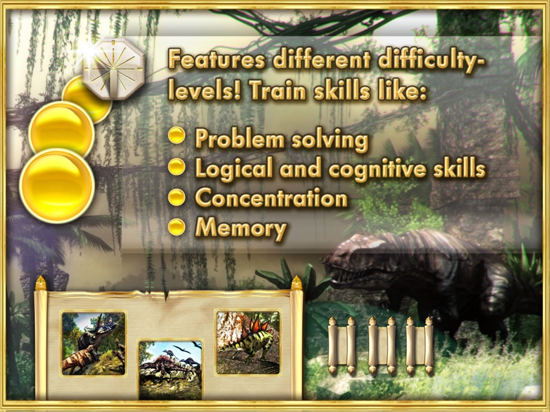Dinosaurs walking with fun 3D puzzle game in HD screenshot 10