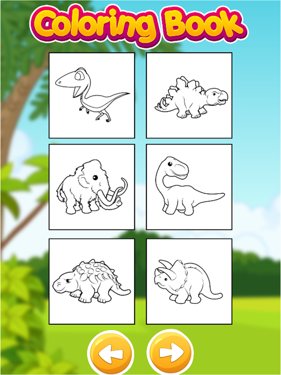 Screenshot #5 pour jeux de réflexion dinosaure gratuit color enfant.