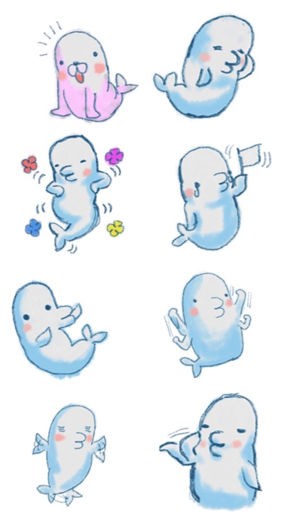 White Whale Stickers screenshot-3