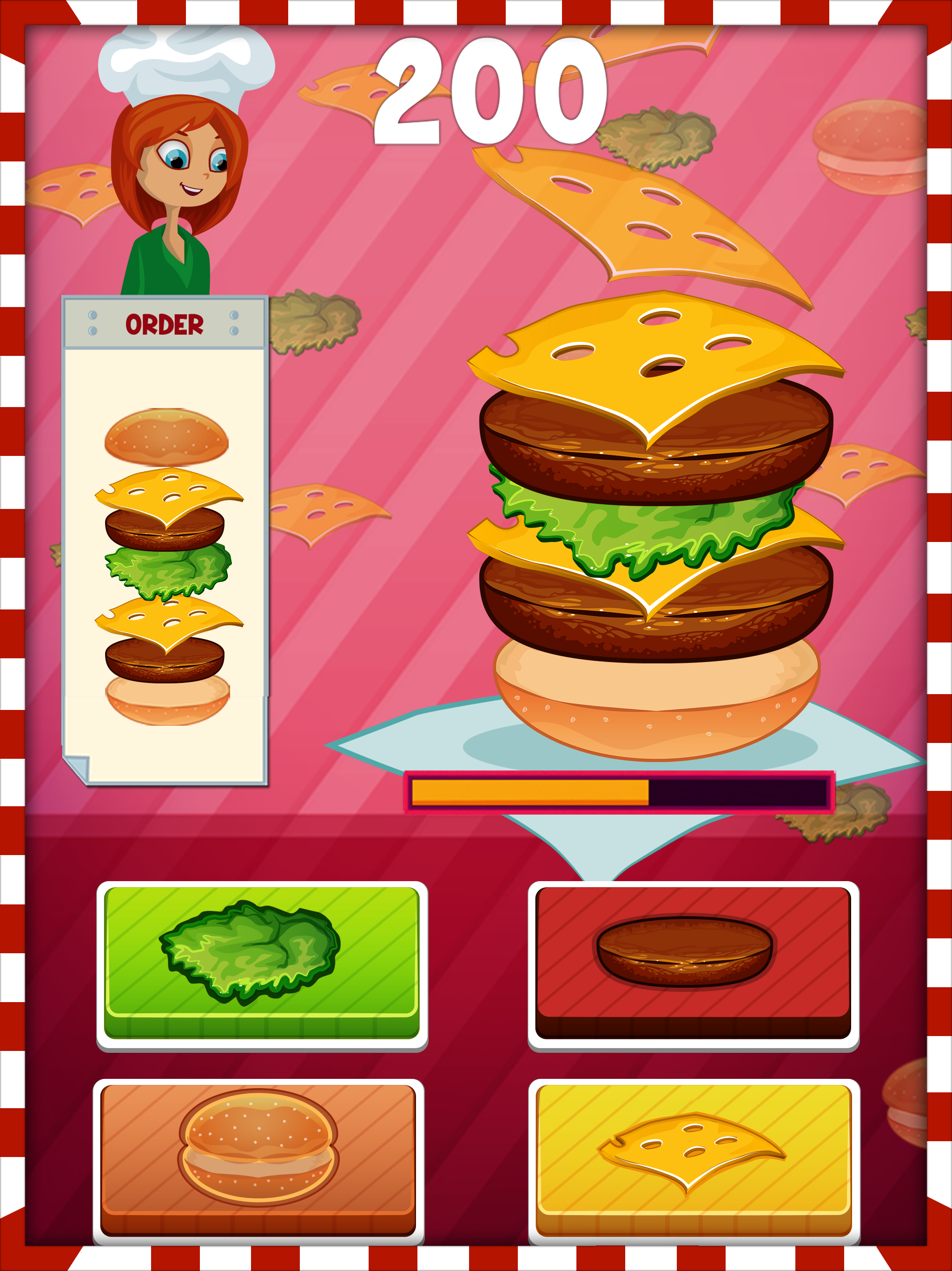 Christmas Burger Maker - Cooking Game for kids screenshot 5