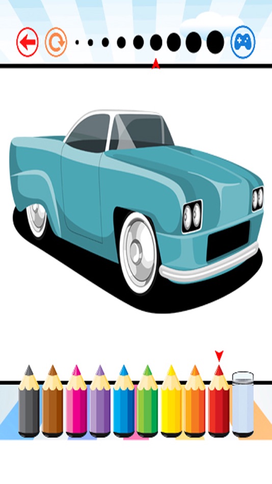 Car Cassic Coloring Book - Activities for Kid - 1.0 - (iOS)