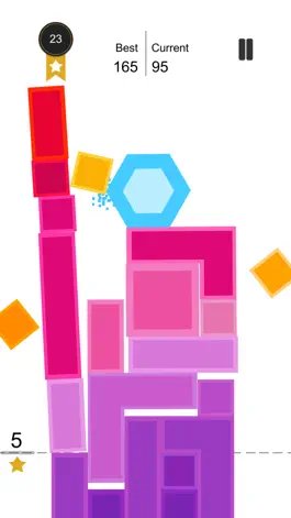 Game screenshot Tap Falling：Crush the tower of blocks apk