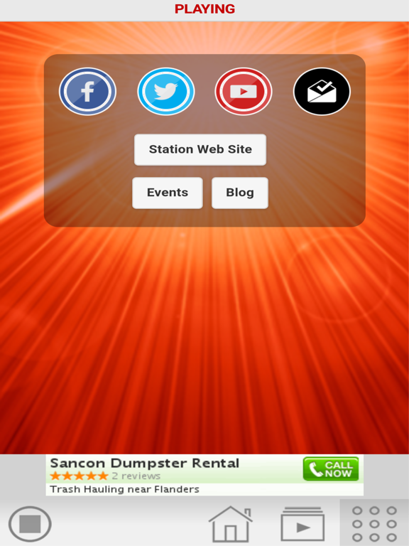 104.9 The Eagle iPad screenshot 2 - Music app