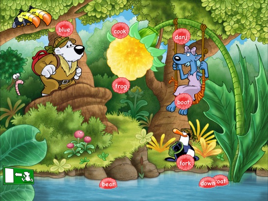 Preschool English: Emil & Pauline in the Jungle iPad app afbeelding 4