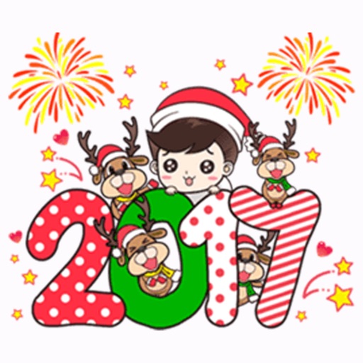 Happy New Year Stickers Vol4