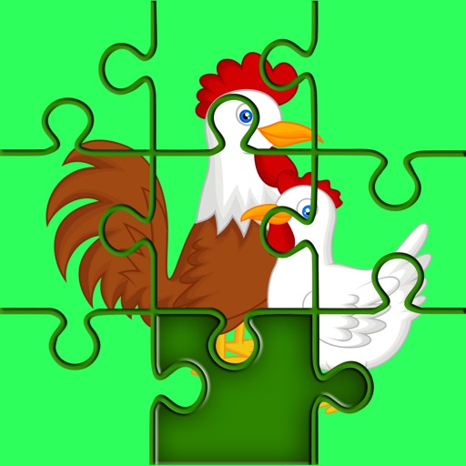 Chicken Jigsaw Puzzle for Little Kids