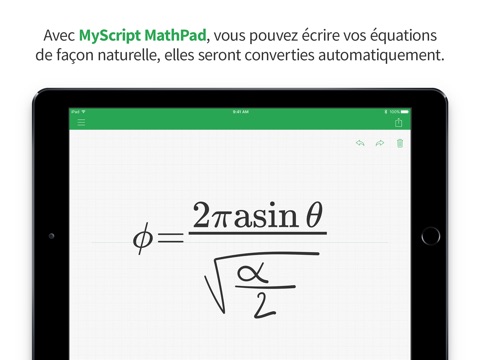 MyScript MathPad screenshot 2