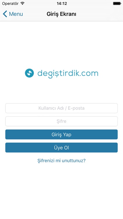 Değiştirdik