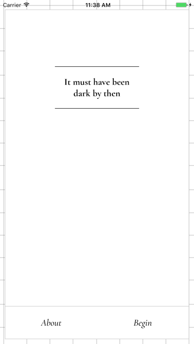 Screenshot #1 pour It Must Have Been Dark by Then