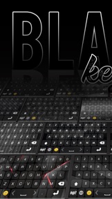 Black keyboard Themes – Cool Fonts Changer screenshot