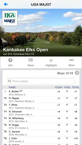 Game screenshot Illinois Junior Golf Assoc. apk