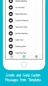 Contacts Group Texting & SMS Text Mass Messaging screenshot