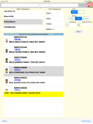 Gama Plus Ltd  - Customer Order Entry - náhled