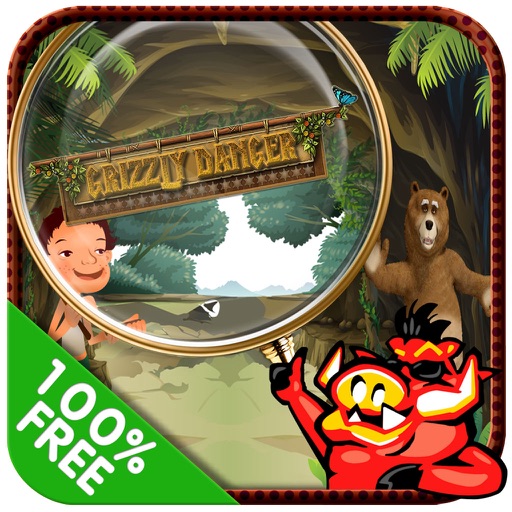 Grizzly Danger Hidden Object Secret Mystery Puzzle iOS App