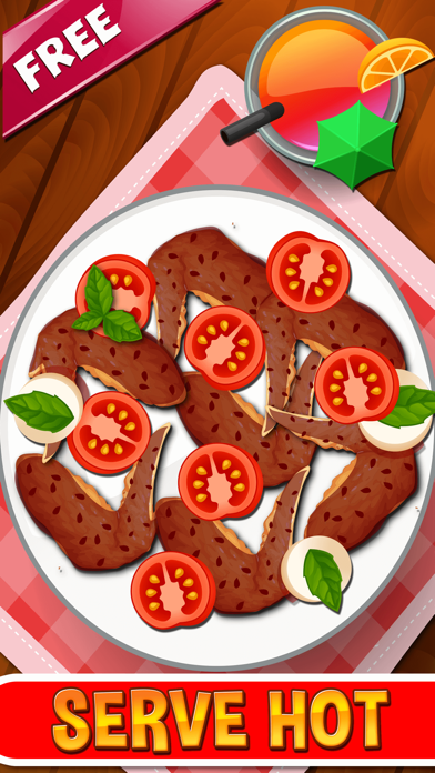 Screenshot #1 pour Chicken Wings Food Maker Free-Cooking Fever Game