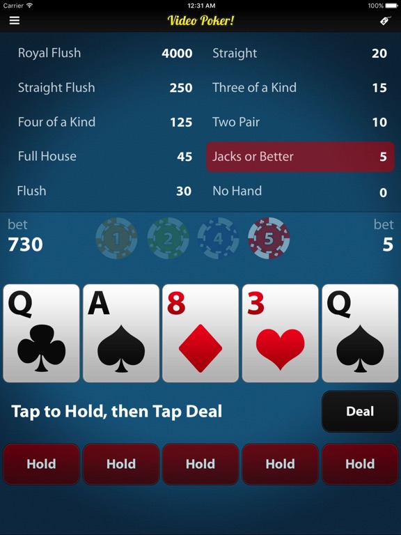 Screenshot #4 pour Video Poker!