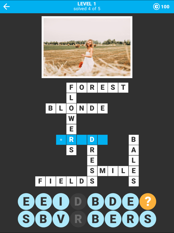 Mom's Crossword with Pictures iPad screenshot 5 - Games app