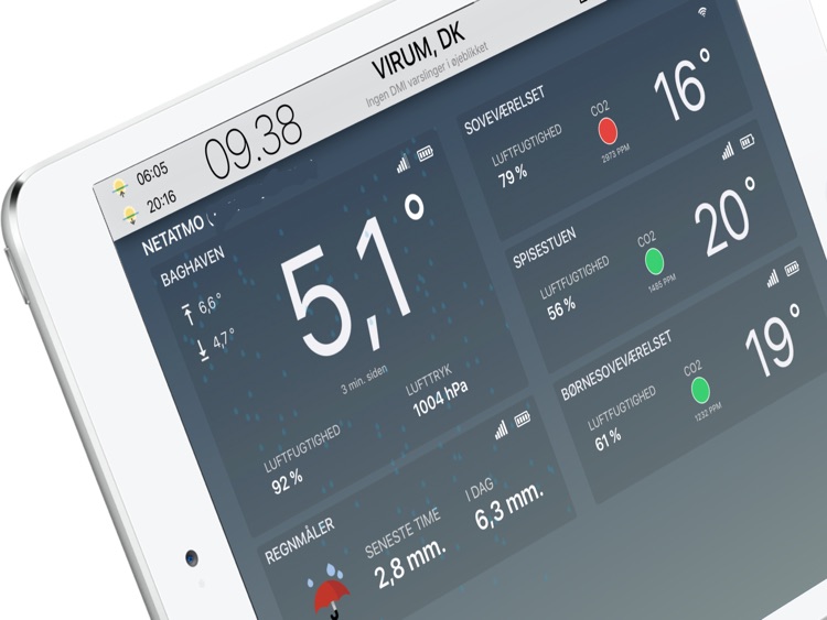 Vejrhanen (Netatmo + DMI Byvejr + Yr)