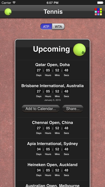 Tennis Matches