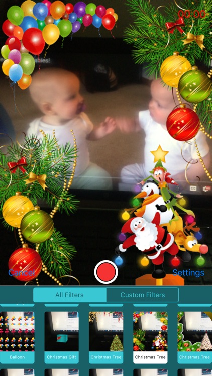 Video Filters - Christmas Dancing - Facee Time screenshot-0