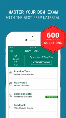 Game screenshot DSM-5 Practice Exam Prep 2017 – Q&A Flashcards mod apk