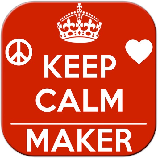 Keep Calm poster generator - make your own memes Icon