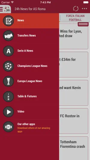24h News for AS Roma screenshot 2