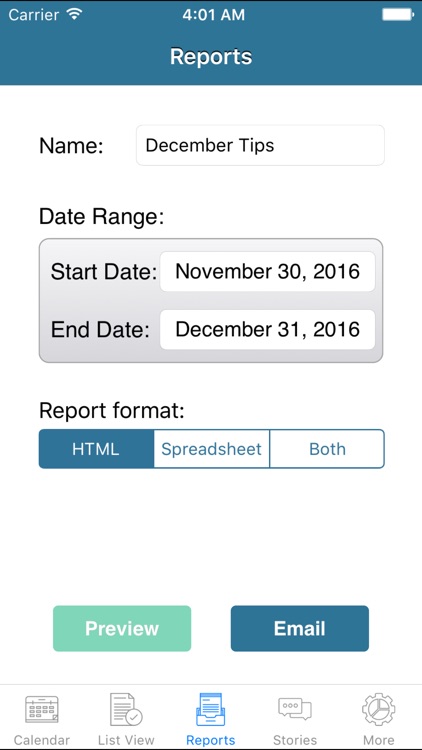 Tip Box - Log and manage your tips