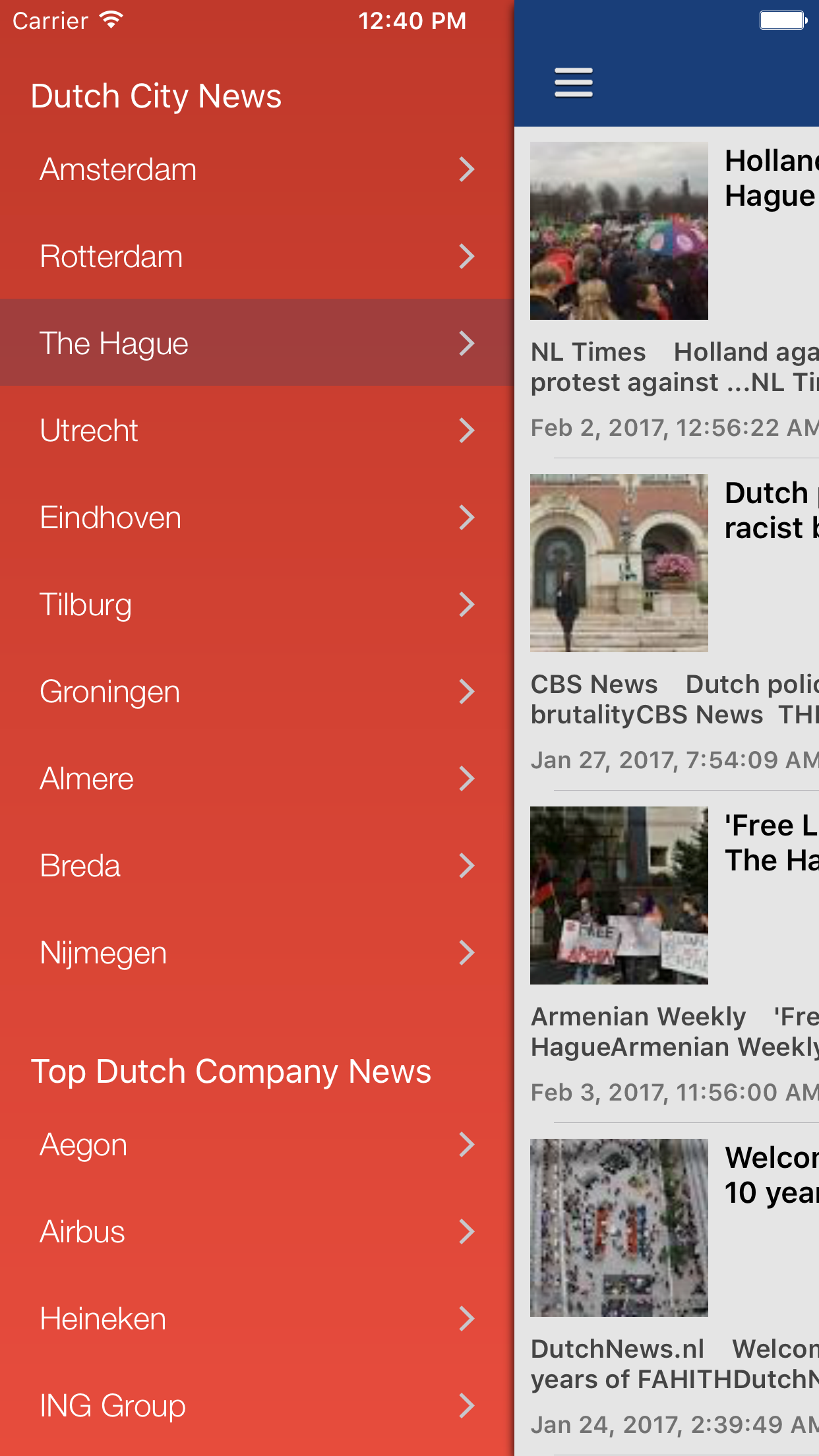Dutch News in English screenshot 5