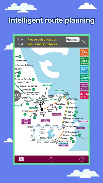 Rio de Janeiro Transport Map - and Route Planner. by OnDemandWorld