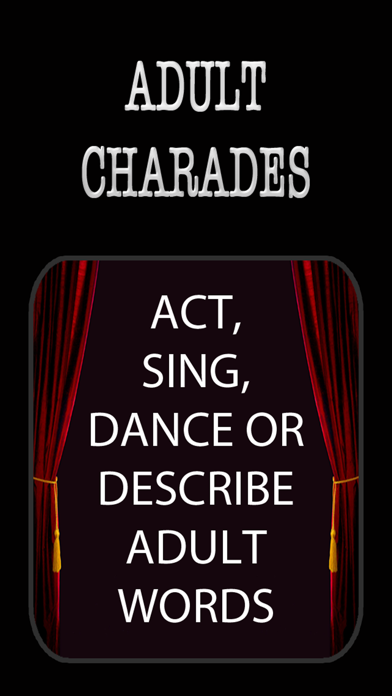 How to cancel & delete Adult Charades - Sexy Party Game from iphone & ipad 1