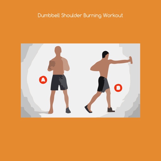 Dumbbell shoulder burning workout iOS App